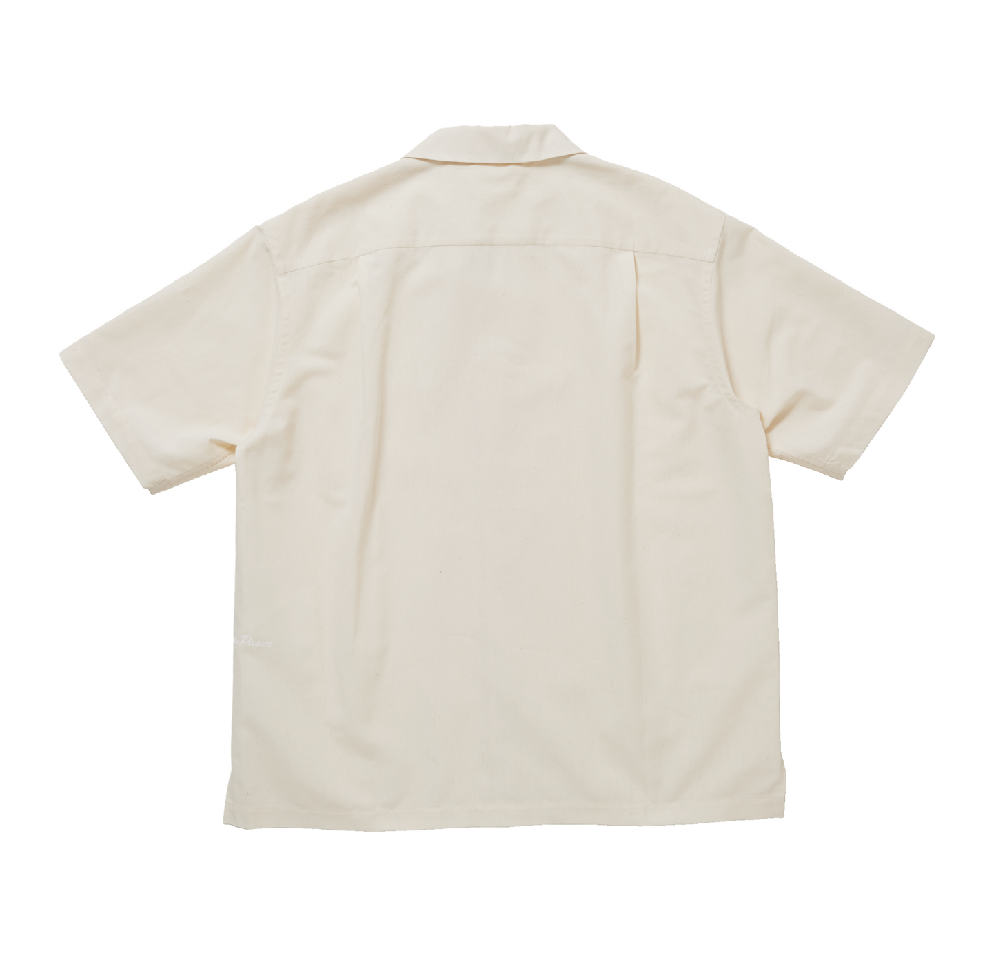 〈PermanentUnion×Pepar〉SHORT-SLEEB OPEN COLLAR SHIRT