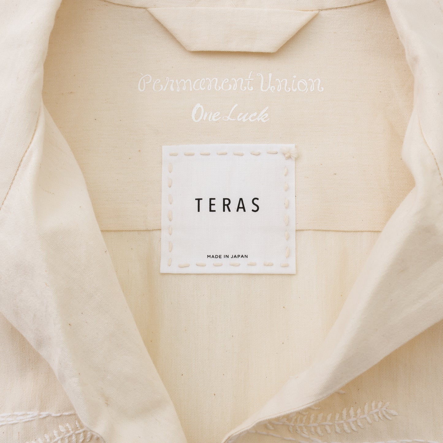 〈TERAS×Pepar〉SHORT-SLEEB OPEN COLLAR SHIRT~ボタニカル~