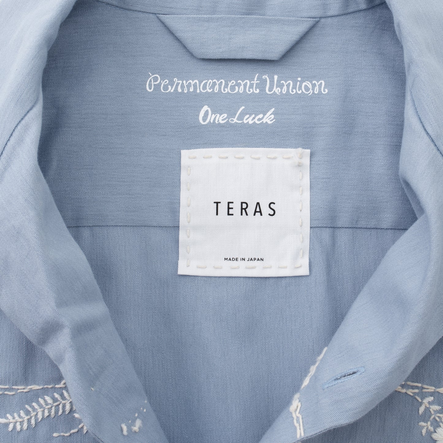 〈TERAS×Pepar〉SHORT-SLEEB OPEN COLLAR SHIRT~ボタニカル~