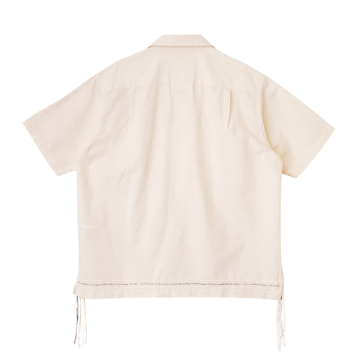 〈TERAS×Pepar〉SHORT-SLEEB OPEN COLLAR SHIRT ~Wave~