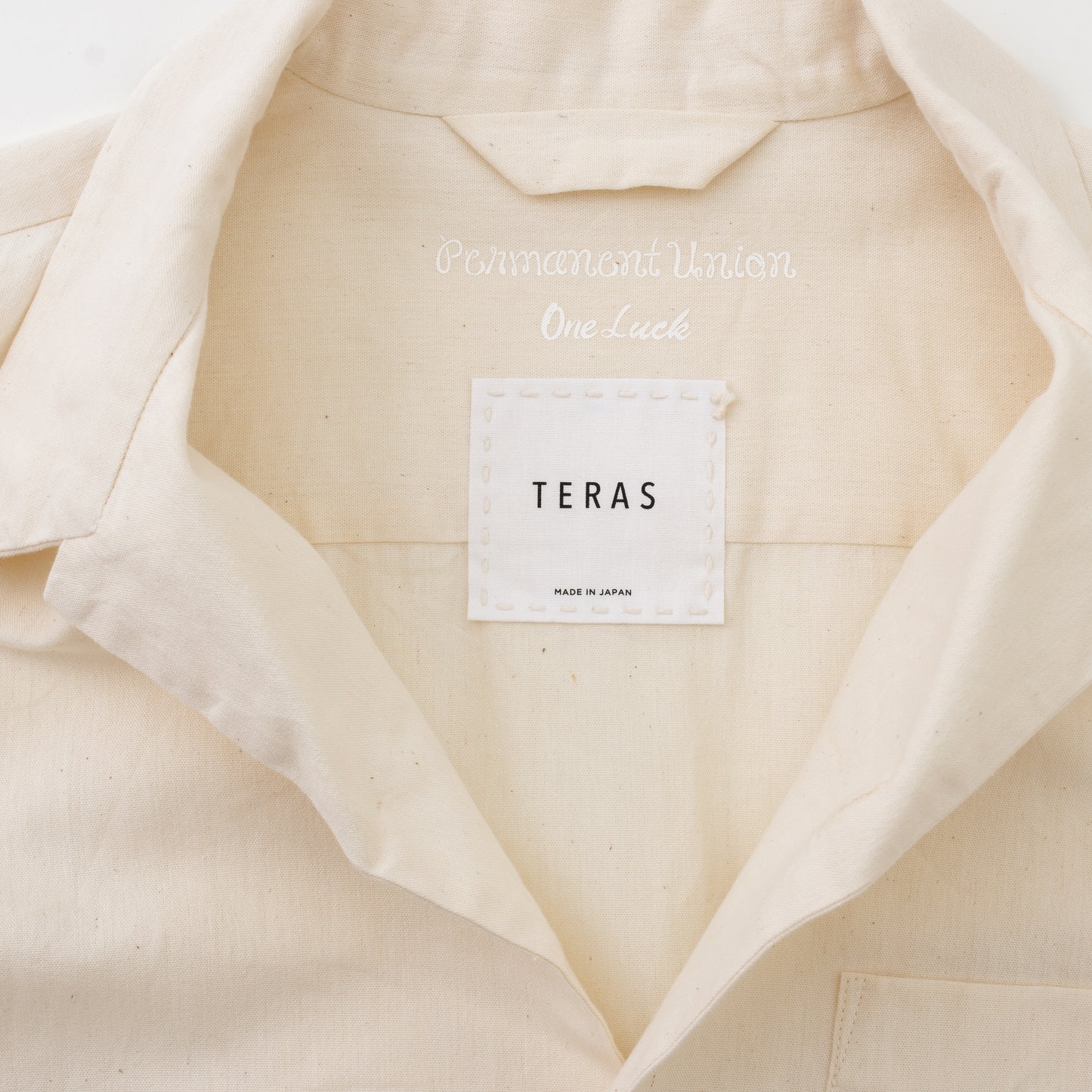 〈TERAS×Pepar〉SHORT-SLEEB OPEN COLLAR SHIRT ~Wave~