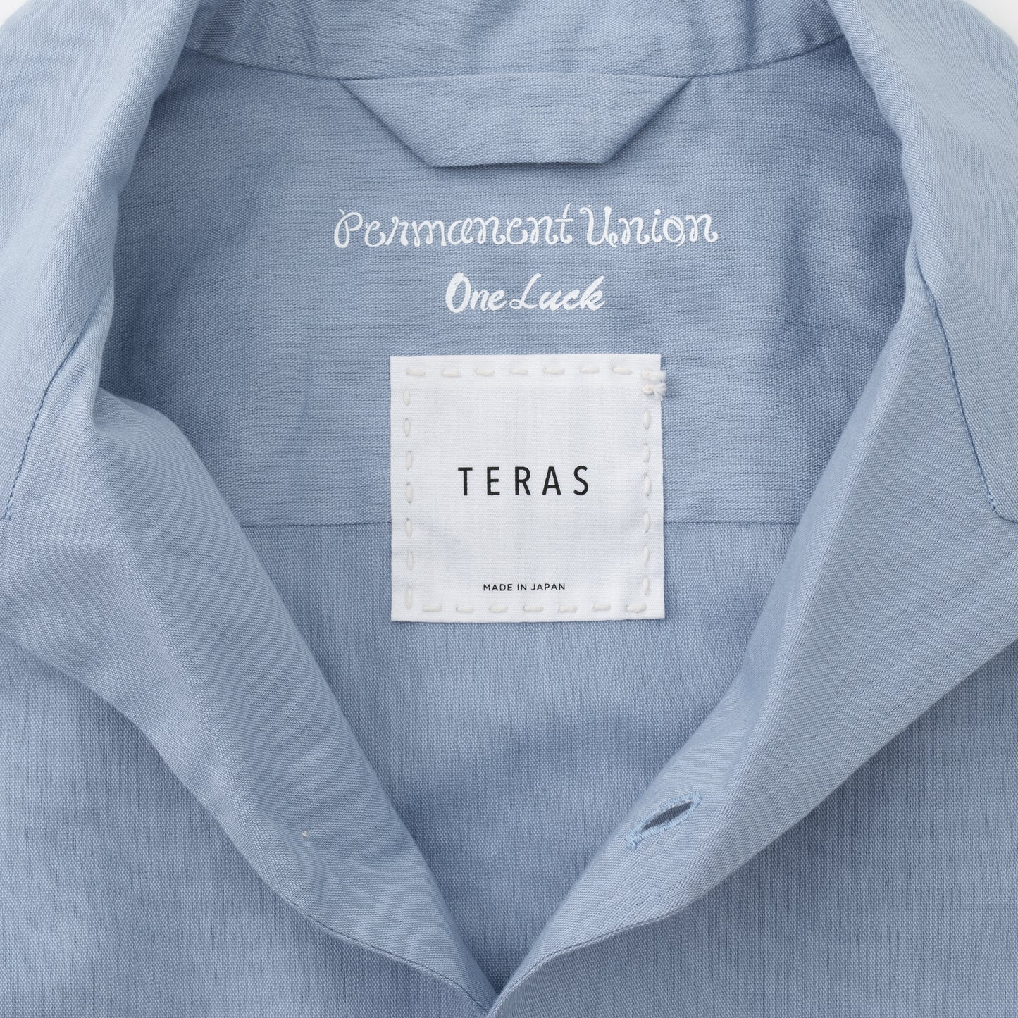 〈TERAS×Pepar〉SHORT-SLEEB OPEN COLLAR SHIRT ~Wave~