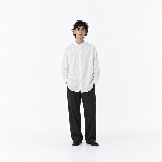 STAND COLLAR SHIRT