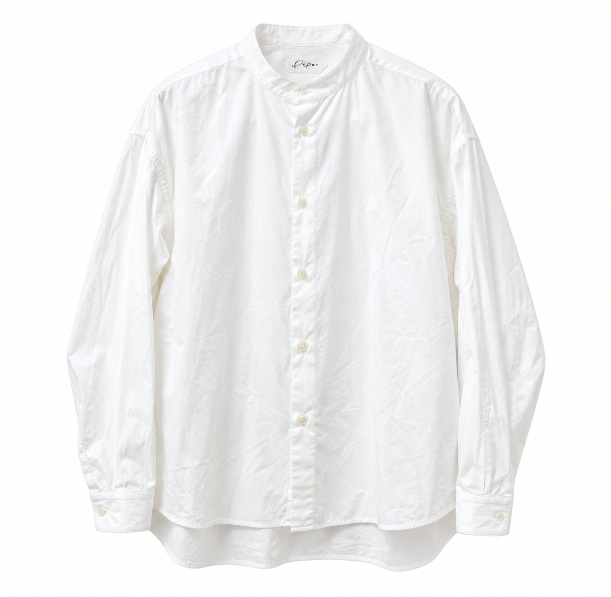 STAND COLLAR SHIRT