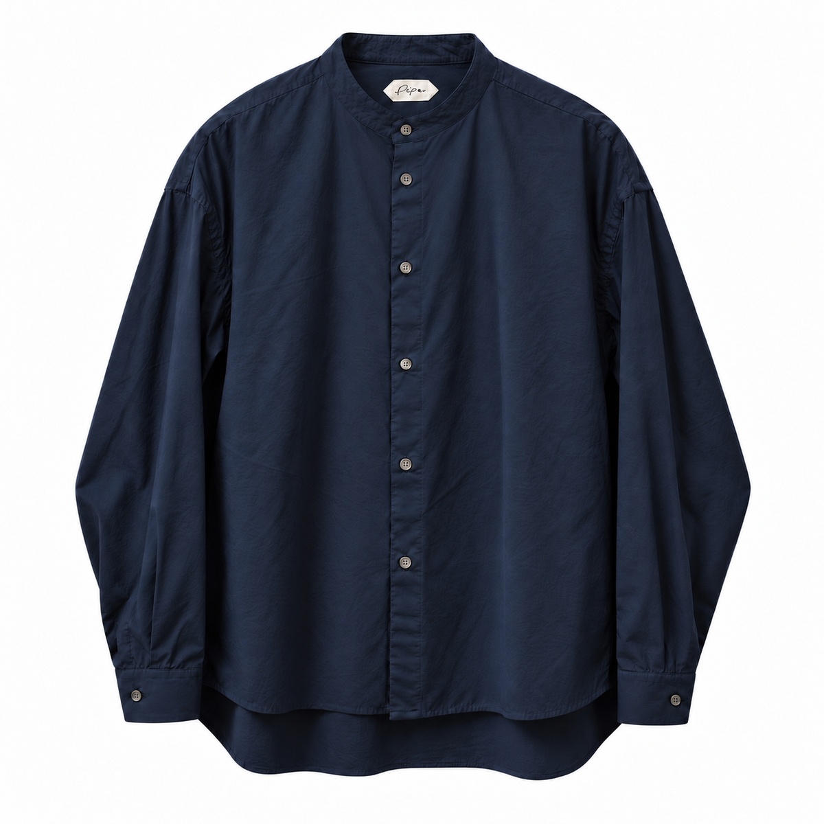 STAND COLLAR SHIRT